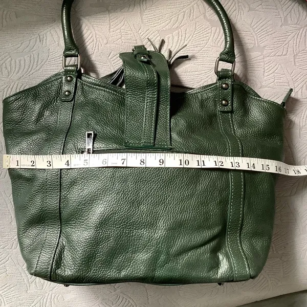 Genuine leather bag- beautiful modern color! 💚💚💚 - Image 11