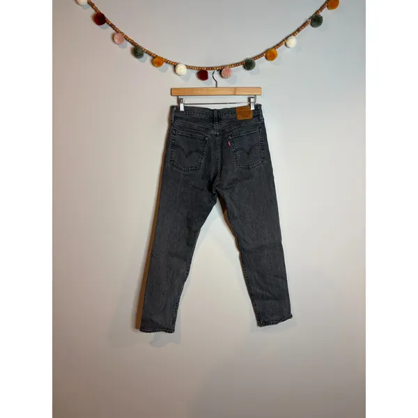 Levi's washed black Wedgie jeans - Image 2