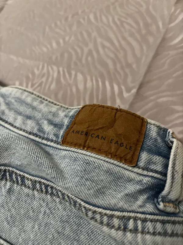 American Eagle Denim Skort / Jean Shorts – Light Wash - Image 4