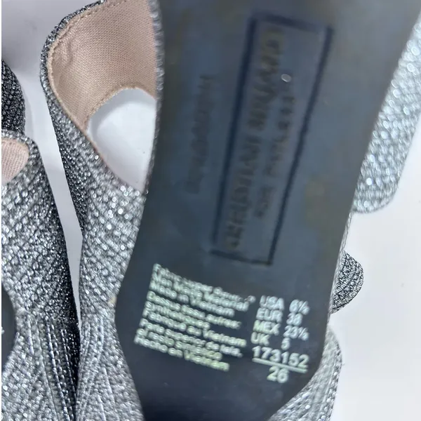 Christian Siriano for Payless Silver Sparkle High‎ Heel Shoes Size 6 1/2 NWT - Image 9