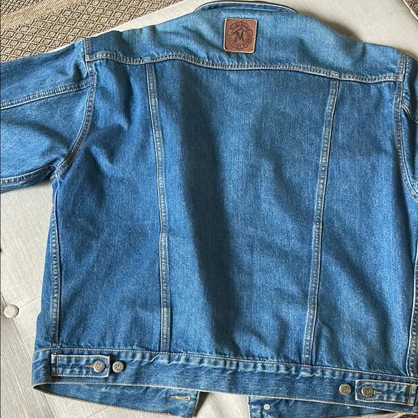 RARE Vintage 90s Marlboro Trucker Jean Jacket - Image 11