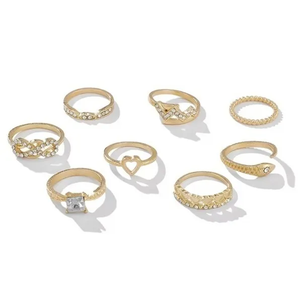 3/$30 💛 Boho Ring Set Gold - Image 6