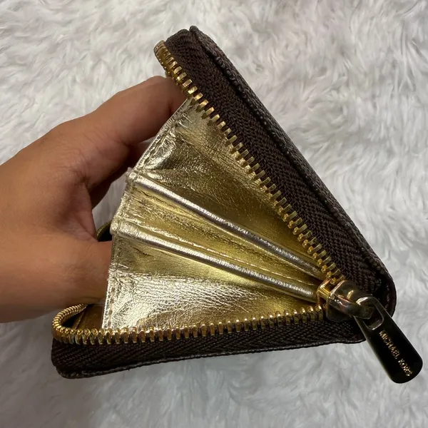 Michael Kors Brown Gold Wallet - Image 7