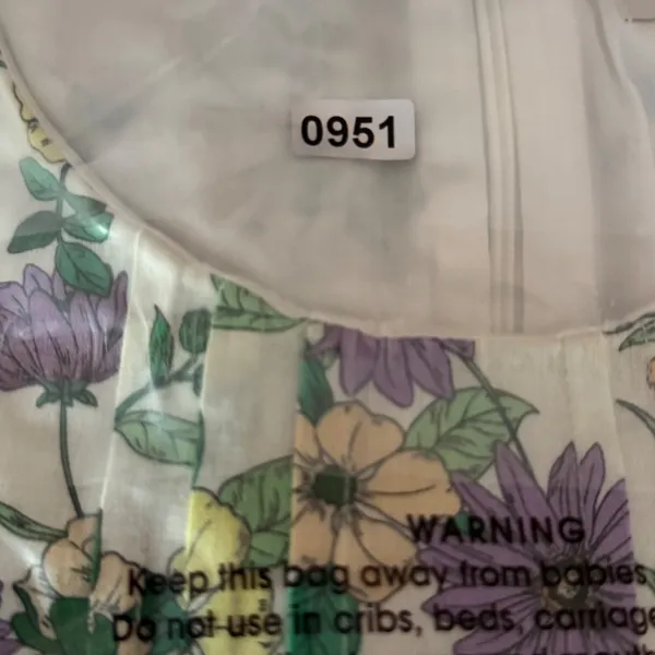 NWT Loft Floral Linen Blend Puff Sleeve Shift Mini Dress 12 Boho Western Chic - Image 10