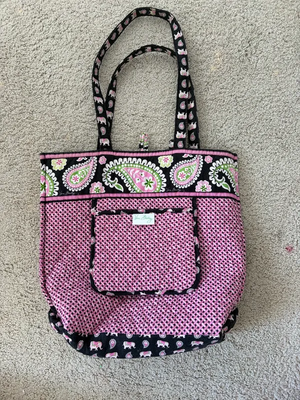 Vera Bradley Bag Shoulder Paisley Pink - Image 2