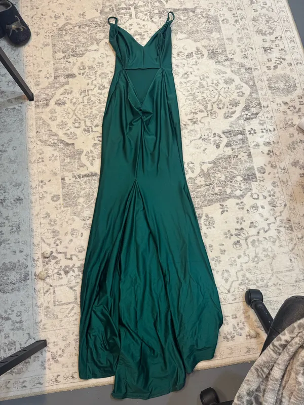 Amoris maxi dress open back Green Size M - Image 6