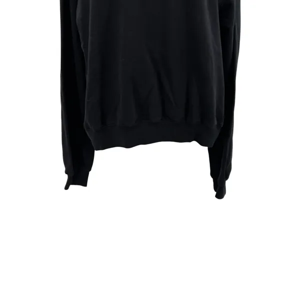 Good American Boyfriend Pullover Sweatshirt Leo Zodiac‎ Sign Black Size 3 Large - Image 6