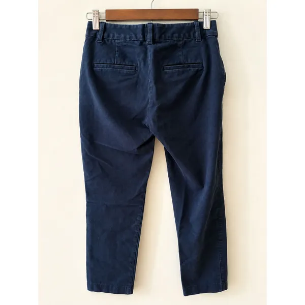 GAP Women’s Size 2 Slim Ankle High Rise Navy Blue Pants Chinos - Image 2