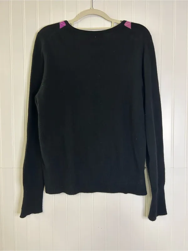 Apt. 9 Women's Argyle Cashmere Sweater Size Large - Image 2
