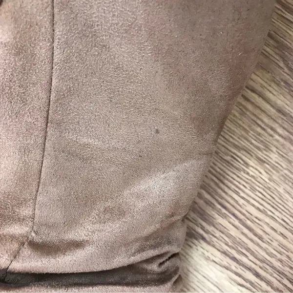 REPORT Faux Suede Slouch Midi Boot Size‎ 8 Tan Brown High Block Heel Western - Image 12