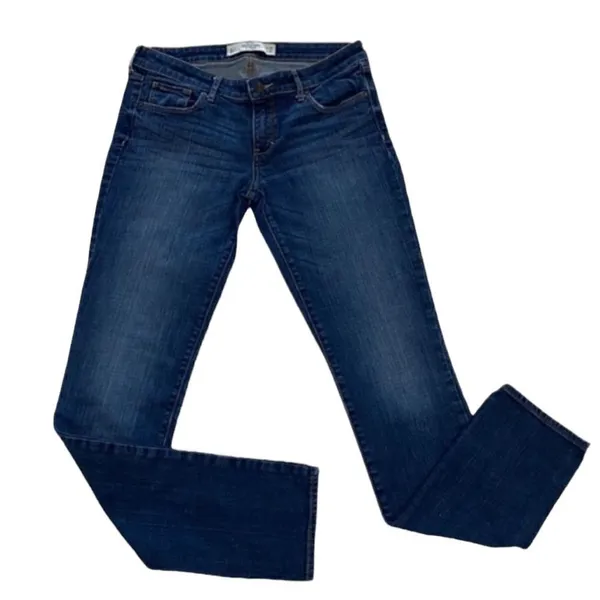 Abercrombie & Fitch Blue Jeans(Size 8Long) - Image 2