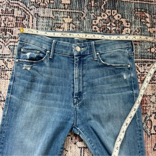MOTHER DENIM The Looker Cropped in Graffiti Girl Size 27 - Image 10