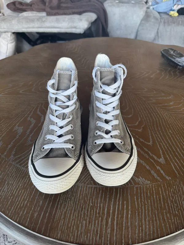 Converse Gray High Tops - Image 2