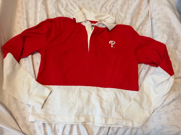 tailgate Phillies red and white long sleeve shirt - Image 4