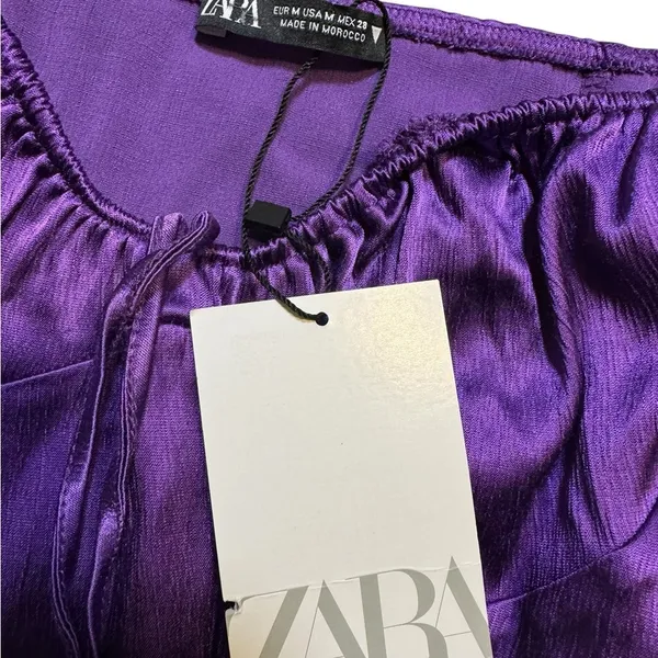 Zara Ruched Sweetheart‎ Dress M - Image 3