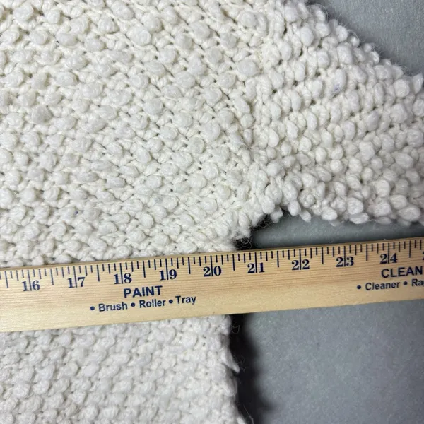 American Eagle Outfitters Ivory White Popcorn Knit Sweater Wool Alpaca Blend M - Image 10