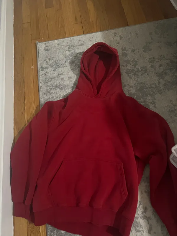 Amazon Red acid wash sweatshirt - Image 2