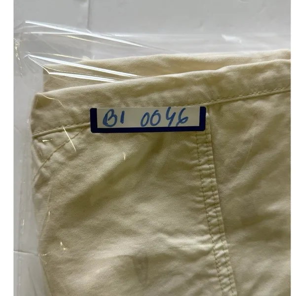 American Eagle Womens Cargo Pants Beige Size 14 Parachute Utility Y2K Drawstring - Image 10