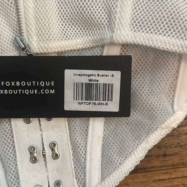 NWT White Fox Unapologetic Bustier size Small - Image 4