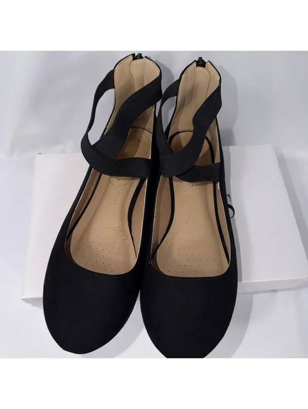 Dream Paris Sole Stretchy Ballet Flats Women’s Size 8.5 Black - Image 3