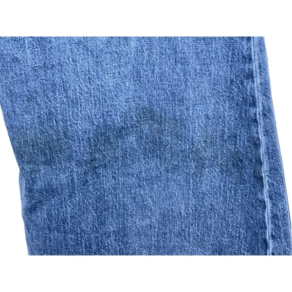PILCRO Anthropologie Blue Denim Distressed Wide Leg Flare Jeans Womens Size 31 - Image 12