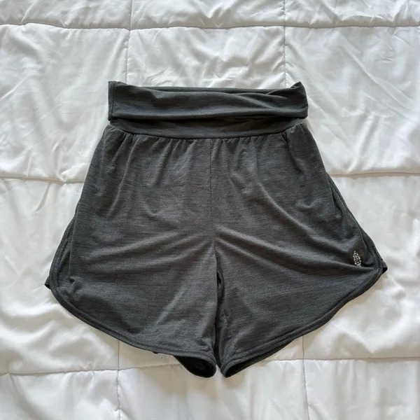 Free People FP Movement Sweat Shorts Womens Gray‎ Activewear Yoga Quiet Luxury - Image 8
