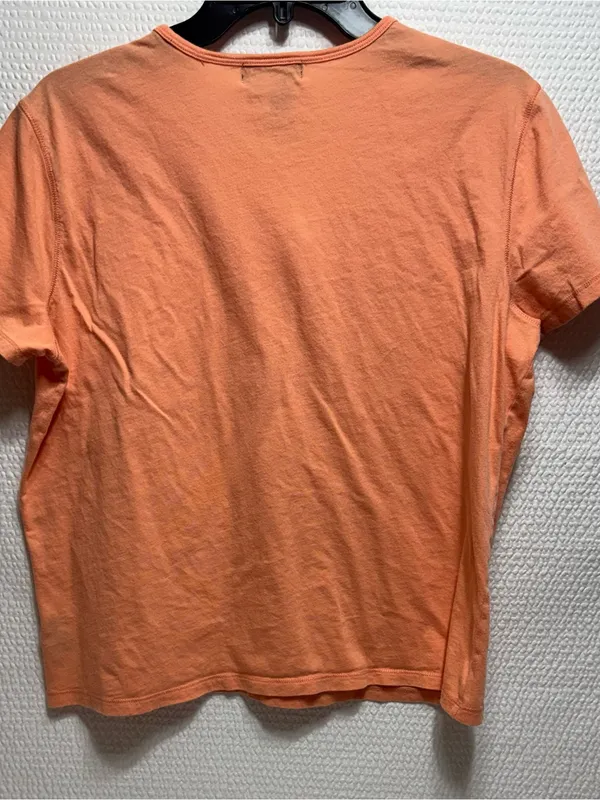 Ralph Lauren Orange Short-Sleeve Graphic Crewneck Tee - Image 3