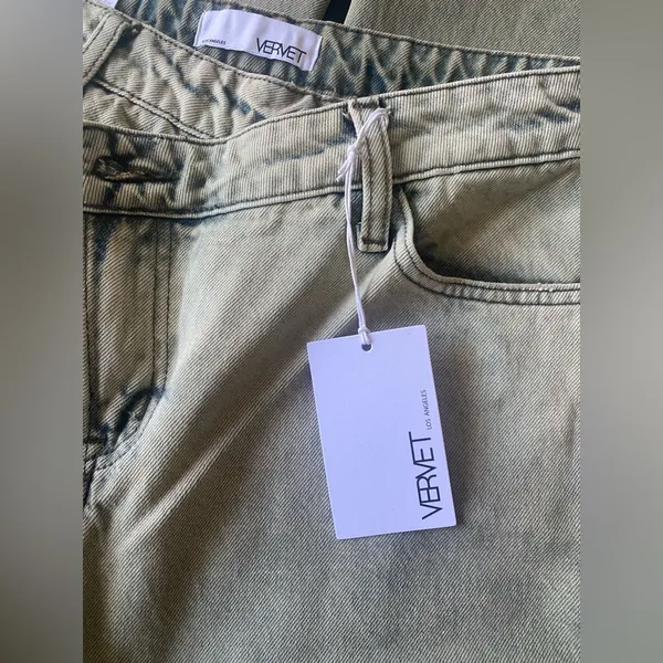 Vervet Beverly Super‎ High Rise Straight Distressed 100% Cotton Jeans Size 27 - Image 10