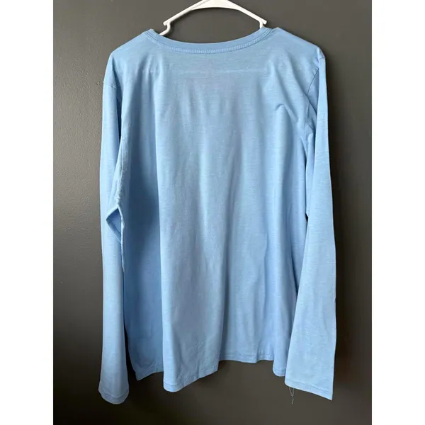 Life is Good Classic Long Sleeve Blue T-Shirt XL - Image 5