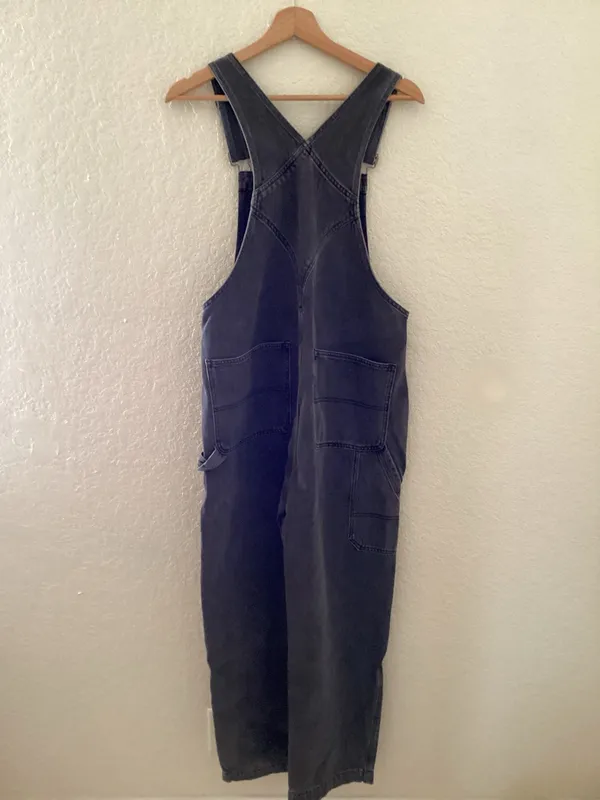 Madewell Denim Oversized Carpenter Overalls in Hartwell Wash - Image 3