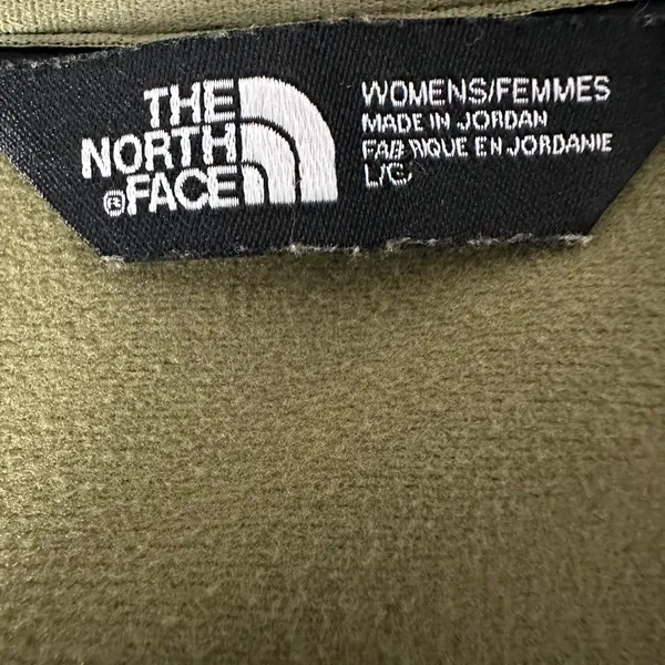 The North Face Womens-L/G Ladies Tech 1/4‎ Zip Fleece Pullover Burnt Olive Green - Image 3