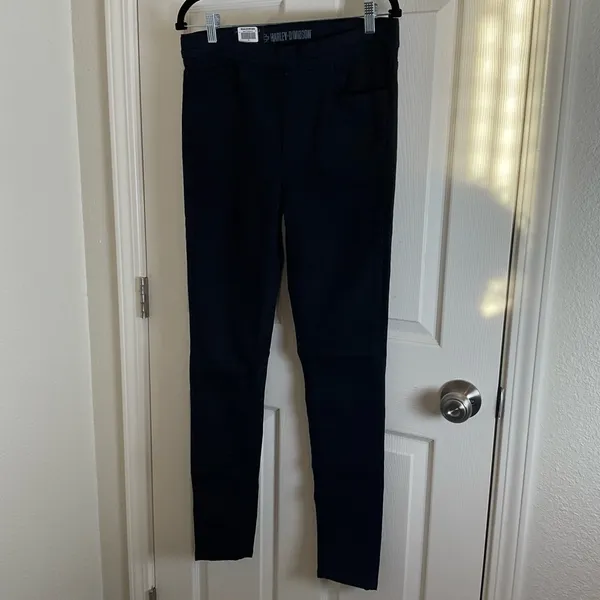 Harley-Davidson Woman’s High-Rise Skinny Pull-On Jeans Size 29 - Image 3