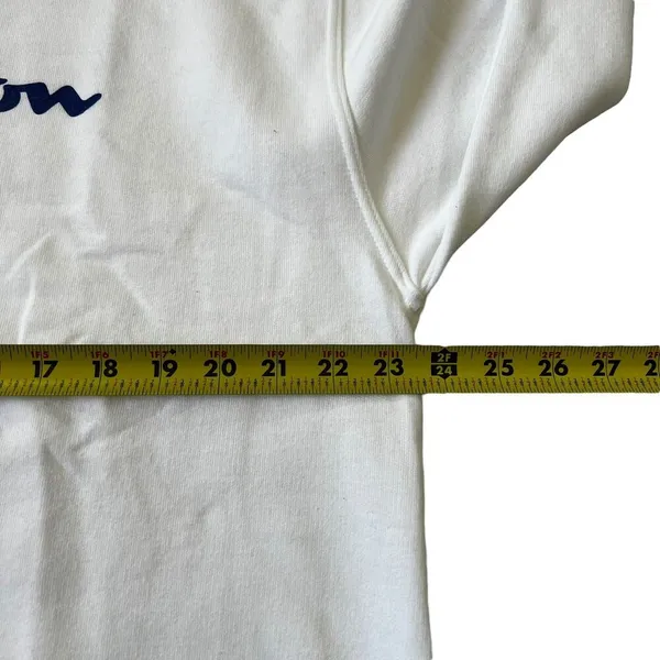 Champion White Fleece Logo Sweatshirt Women Plus Size 1X | 59-12 - Image 6