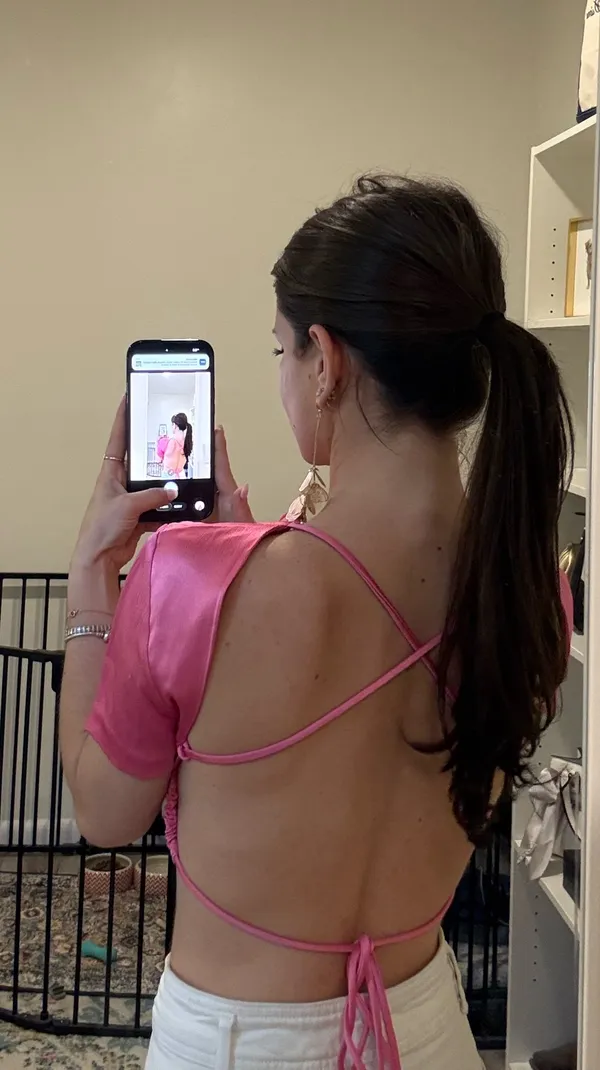 ZARA Open Back Top - Image 2