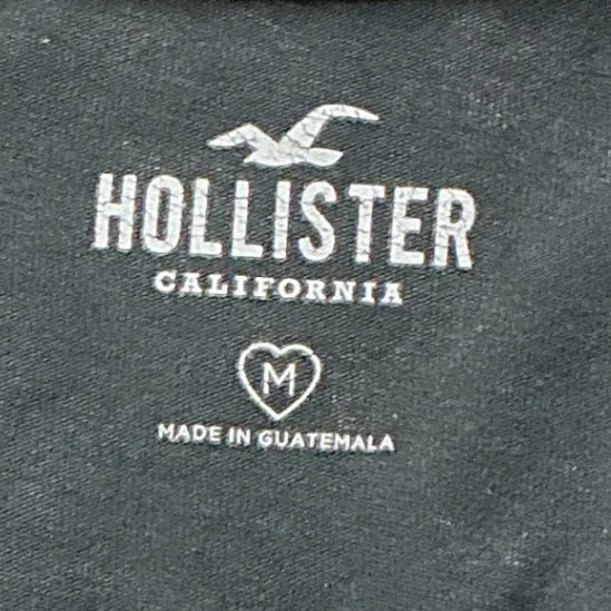 Hollister Los Angeles California Rally Week Graphic T-Shirt Gray Acid Wash M - Image 5