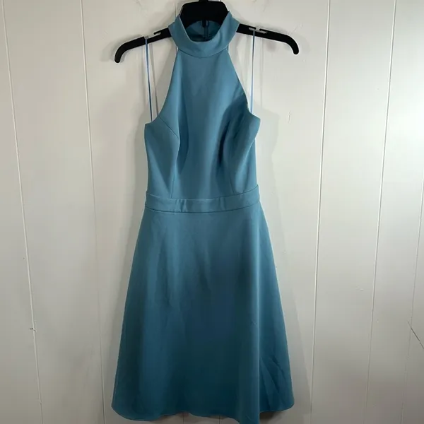 Dress The Population Paulina Fit and Flare Dress in Sea Breeze. Size XS. NWOT - Image 4