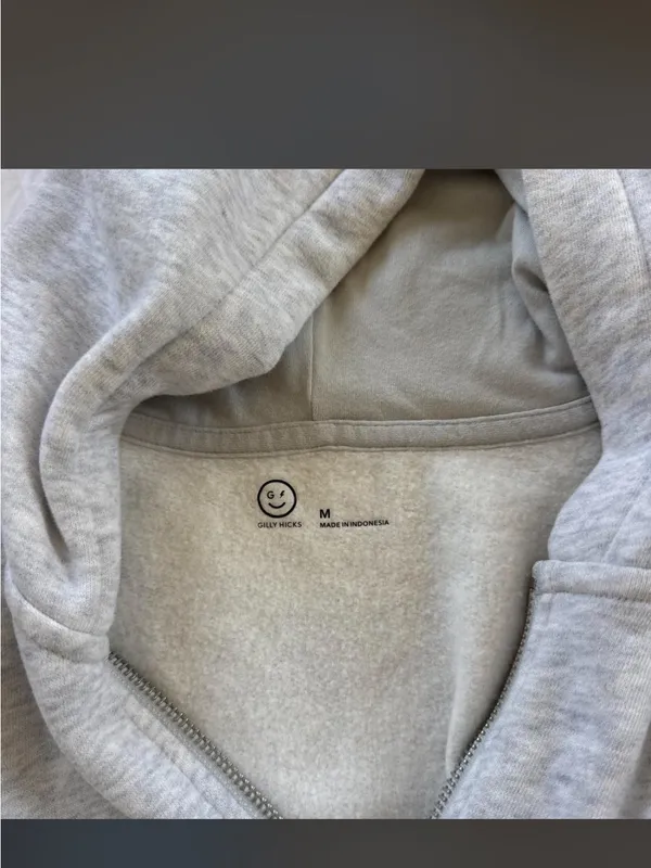 Gilly Hicks Heather Gray Hooded Zip-Up Jumpsuit - Image 3
