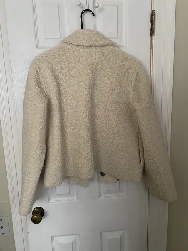 Gianni Bini Cream-Colored Wool Coat - Image 5