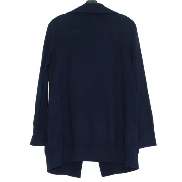 Ralph Lauren Cardigan Navy Blue S Equestrian Minimalist Quiet Luxury Old Money - Image 3