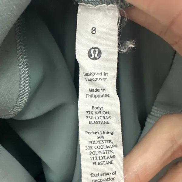 Lululemon Wunder Train High Rise Leggings 25" Misty Glade Green Athletic Women 8 - Image 5