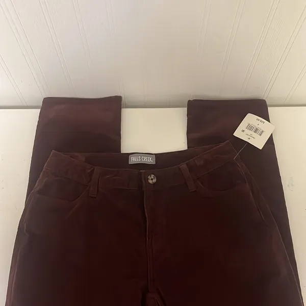 Falls Creek Brown Corduroy Pants straight fit - Image 5