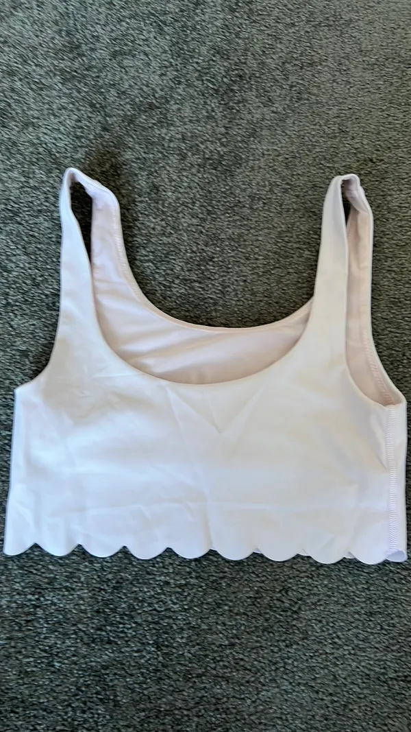 Pink aerie scalloped bra - Image 2