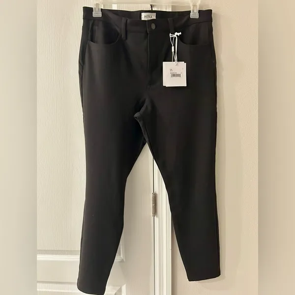 NWT Pistola Aline Night Out Black Pants Size 32 - Image 2