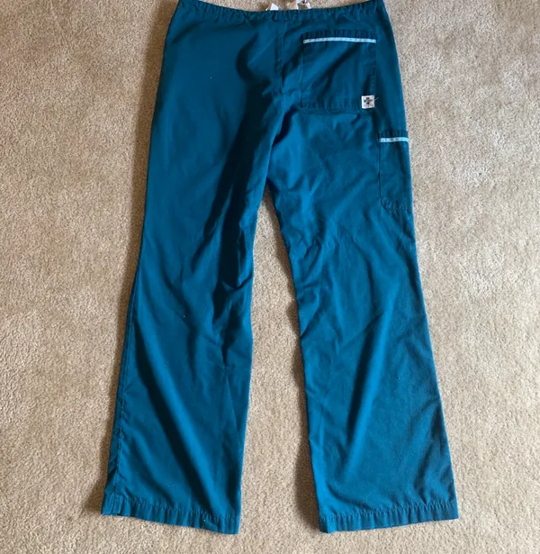 Do No Harm Teal Scrub Pants - Image 3