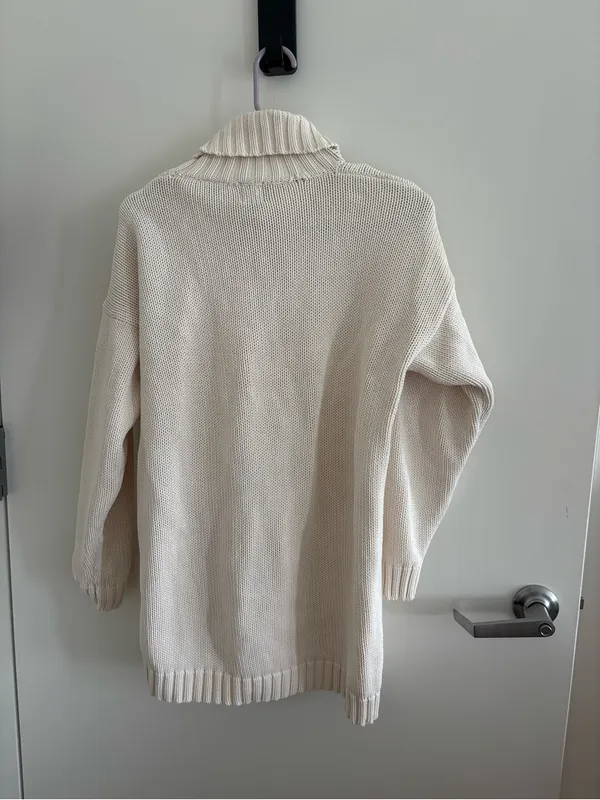 GAP Turtleneck Cable Knit Sweater Dress - Image 4