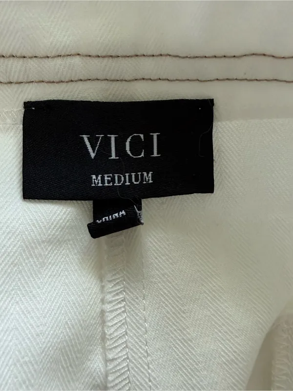 VICI NWOT High Waist Shorts Size Medium Nautical - Image 3