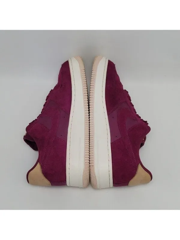 Womens Nike Air Force 1 True Berry Suede Athletic Sneakers Size 7.5 896185-602 - Image 11