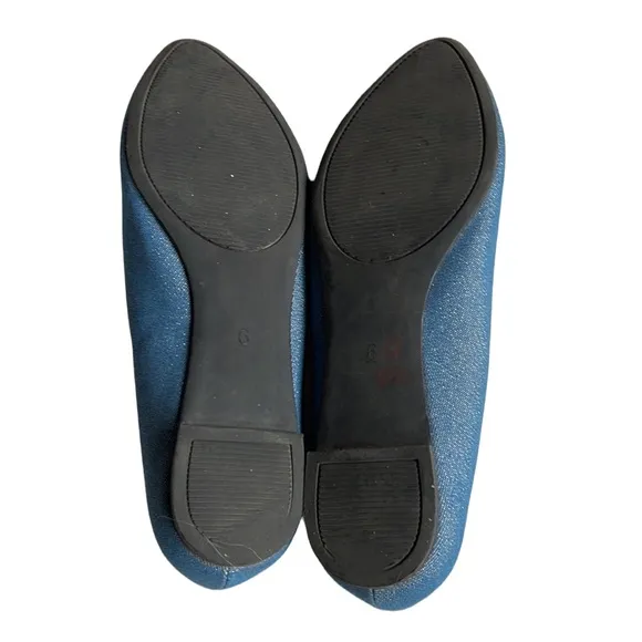 Coach and‎ Four Womens Denim Melitta Glitter Almond Toe Flats Size 6 - Image 12