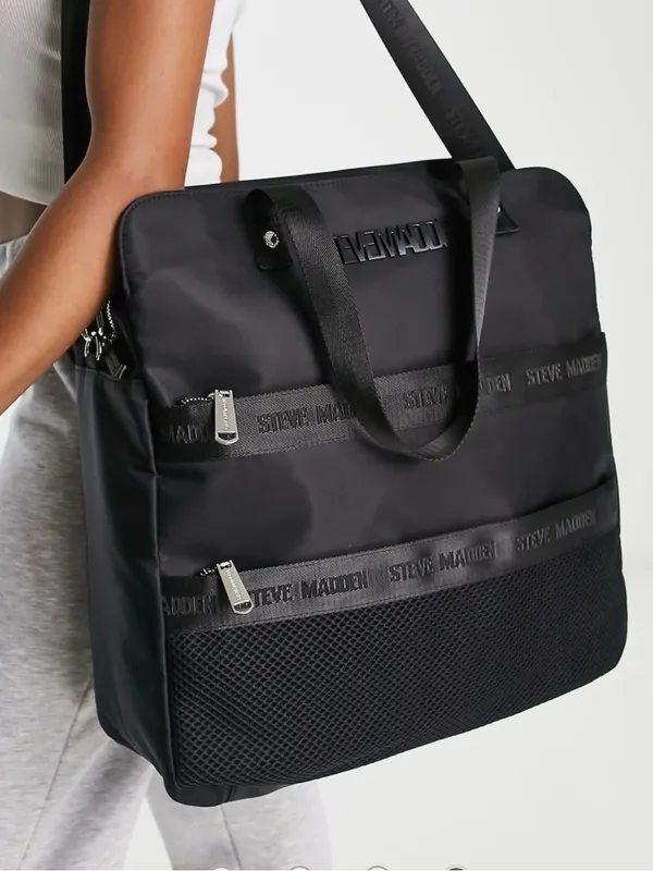Steve Madden Black Tote Bag - Image 4