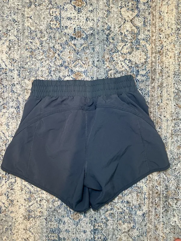 Target JoyLab Women's High-Rise Zipped Pocket Athletic Shorts Charcoal Grey Size - Image 3